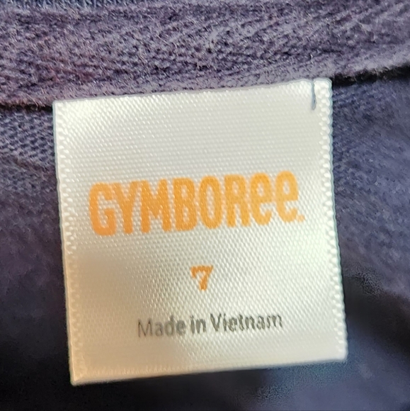 Lot of 2 Gymboree Shirts Plaid Button Down & Navy Polo sz 7/8 BIN G - Picture 7 of 10